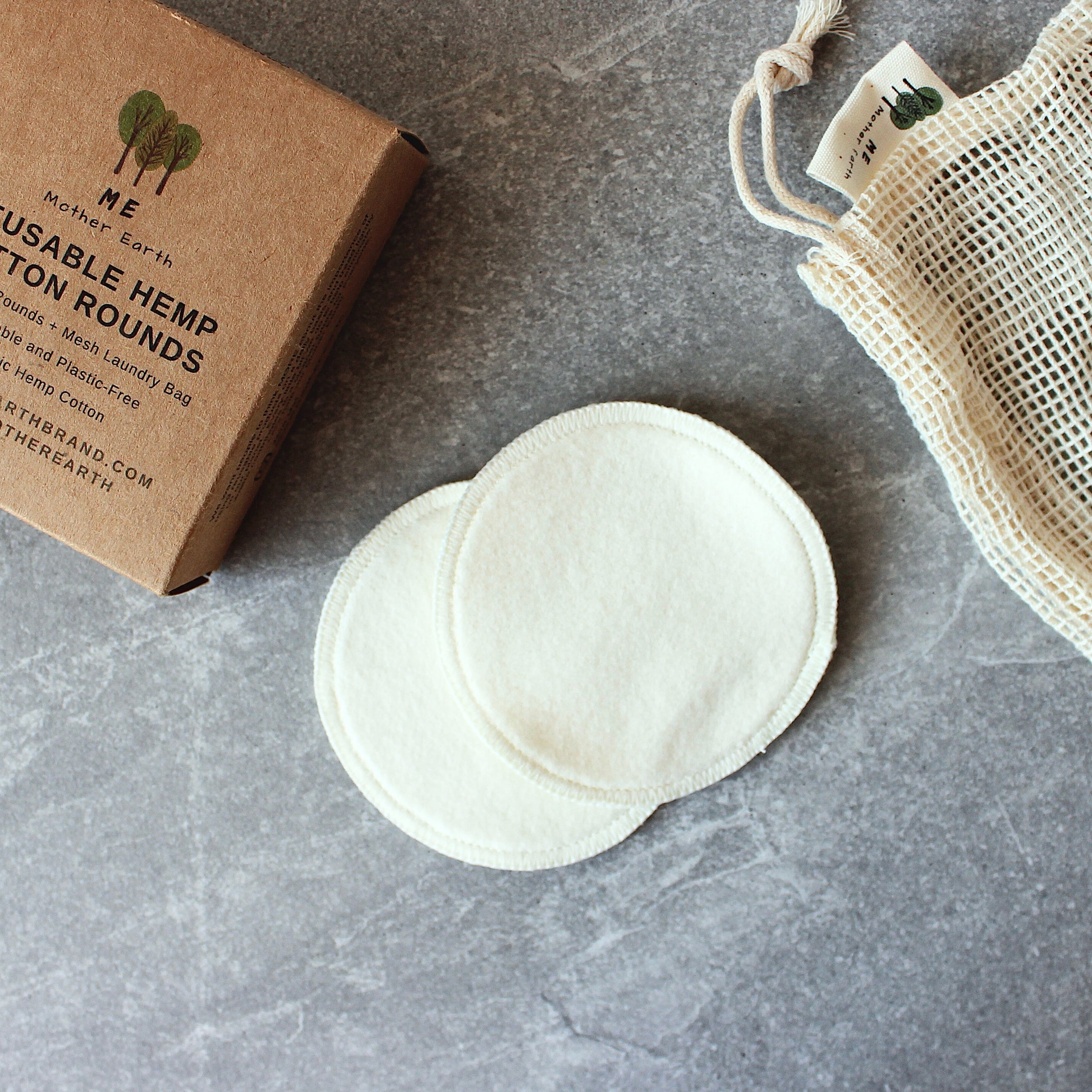 Hemp Facial Rounds Mesh Washing Bag